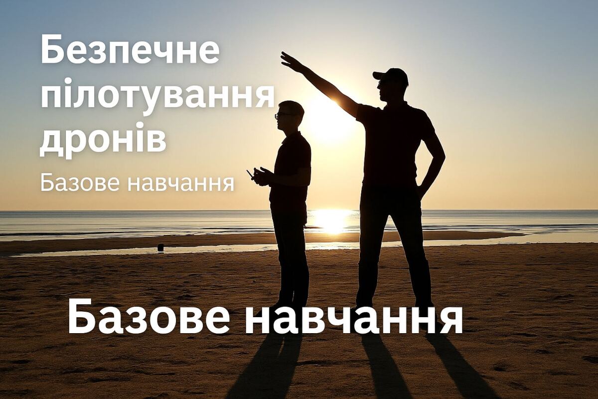 Безпечне пілотування дронів, базове навчання