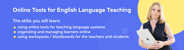 Онлайн-інструменти на уроках англійської мови. Курс для сучасних вчителів